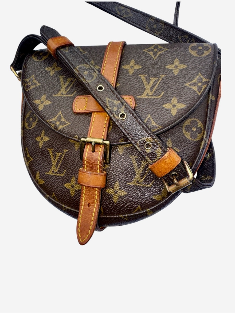 Louis Vuitton LV Shoulder Crossbody VTG Bag Chantilly PM Brown Monogram - Picture 4 of 17